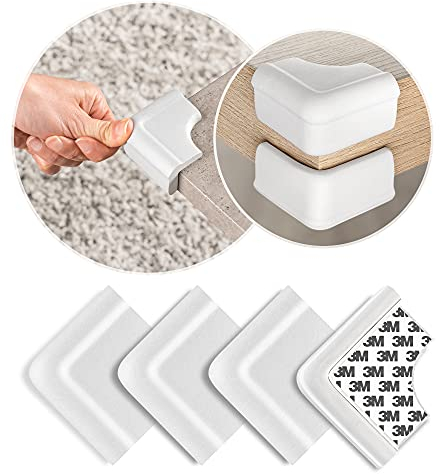 Reer Eckenschutz soft, 4 Stück, bissfest, schadstoffgeprüft, weiß