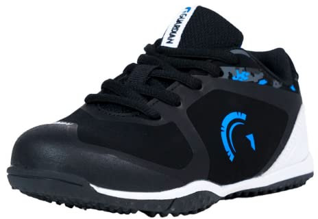 Guardian Bolt Baseballschuhe für Jugendliche – Baseball-Stollen für Jungen und Mädchen – Softballschuhe – leicht – stützend – komfortables Design, Schwarz/Königs, 7 Big Kid