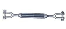 Tendeur a 2 chapes zing blancen 12 mm