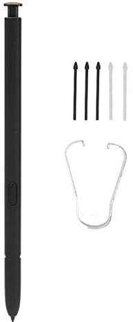 Stylet pour Galaxy S23 Ultra, Précision de la Télécommande à 4096 Pressions Stylet Numérique Tactile avec Recharges pour S23 Ultra Toutes Les Versions (Noir)