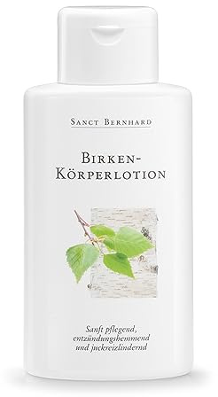 Sanct Bernhard Birken-Körperlotion | Entzündungshemmend & juckreizlindernd | Feuchtigkeitsspendend & sanft pflegend | 250ml