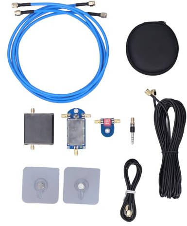 50K-500MHz Aktive Schleifenantenne Vollband 17dB High Gain Small Loop Breitband-Empfangsantenne 9-12V