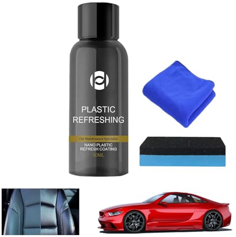Gluckaro Kunststoff-Sanierungsmittel für Autos,Plastic Coating Gluckaro,Beschichtungsmittel für Automobilkunststoffe,Falkeco Kunststoffsanierung (1Pc,50ML)