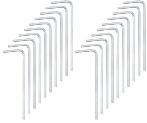 QUARKZMAN 20 Piezas de Llave Hexagonal de 1.5 mm, Llave Hexagonal en Forma de L, Métrica, de Acero Cromado Vanadio, Herramienta de Reparación para el Hogar