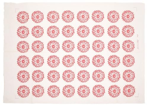 NUOBESTY 40 Stück 5 Cm Unterglasur-Abziehbilder Rote Blumen Für Keramik Töpfern Hochtemperaturbeständig Keramik-Transferpapier Zum Dekorieren