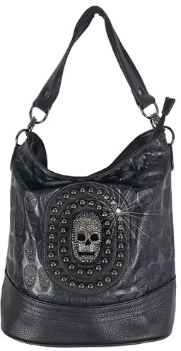 Einkaufszauber Bucket Handtasche Skull Totenkopf 3D Cool 2365