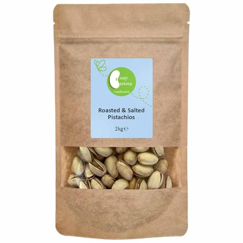 Roasted & Salted Pistachios (2kg) | Premium Quality | Crunchy Snack
