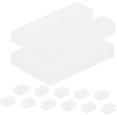 Sewroro 12piezas Protectora del Radiador De Plástico Antiarañazos para Soporte De Pared del Radiador Resistente Al Desgaste para Sistemas De Calefacción Interior y Montaje Colgante