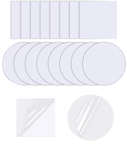 SYEYCW 18 Pcs Tent Repair Tape Kit, Air Bed Patches, Clear Waterproof Puncture Repair Tape, for Tents, Inflatable Swimming Toy, Car Seat, Sofa, Awnings, Kayak