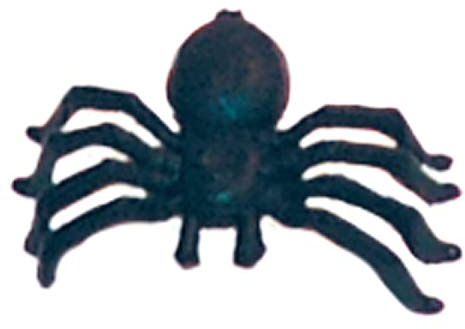 Folat 07617 - Deko-Spinnen Tisch - ca. 1-2 cm groß - (1 x 25 STK.)