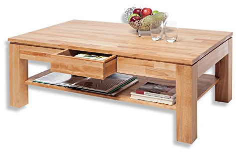 ROLLER Couchtisch - Kernbuche massiv