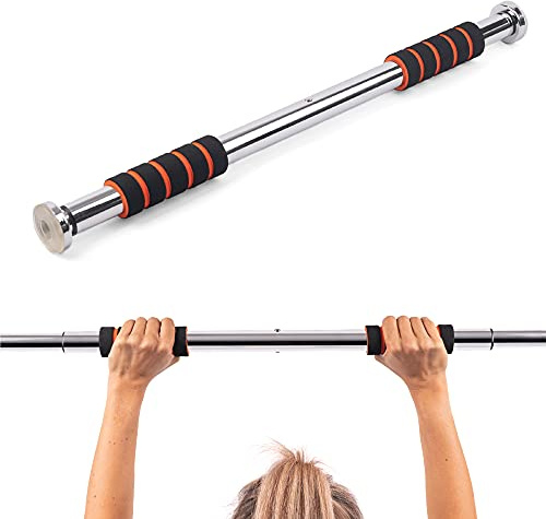 Phoenix Fitness Door Pull Up and Chin Up Bar - Doorway Pull-Up Bar with Soft Grip Handles - Multi-Functional Upper Body Workout for Strength Training - Home and Gym Workout - Door Width 62 - 100cm