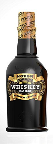 3 x Novon - Whiskey Cream Cologne - BLACK - 400ml - Aftershave Cream Cologne - Creme nach der Rasur