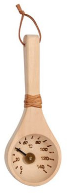 The Sauna Place Aspen Ladle Thermometer - Celsius Only (10 1/2'' x 4 3/4'') Sauna Accessories Sauna Temperature Sensor