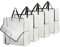 DECO EXPRESS Laundry Bags, Heavy Duty Jumbo Garage, Attic Or Underbed Storage Solutions For Clothes, Bedding, Duvet, Pack Of 4 Extra Large Clear Bags With Zip For Dust Protection When Moving Houses