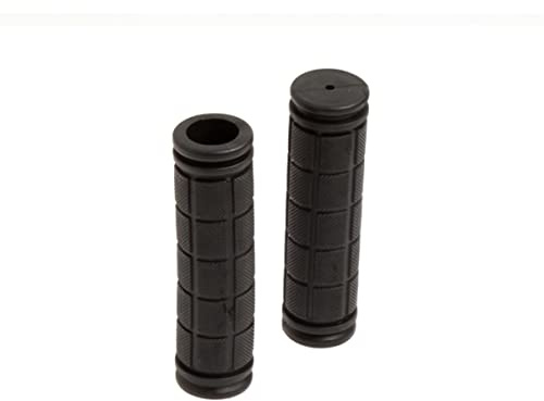 1 Pair Kids Bike Grips Anti-Slip Rubber Bike Handlebar Grips for BMX MTB Bicycle Mountain Bike Scooter Folding (Black)