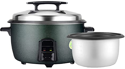 HMTE Cuociriso Cuociriso Elettrico, Commerciale, 12L/18L Grande capacità, Isolamento Automatico, Funzione, Adatto per Hotel, Mense, scuole, ristoranti per 15-30 Persone (Size : 12L)