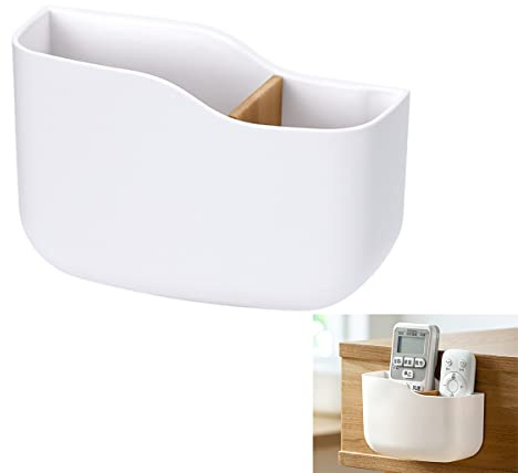 Cesta de Almacenamiento para Colgar Porta Mandos a Distancia de pared, Adhesivo para Teléfono Móvil, de pared, Caja de Almacenamiento, Organizador para Casa, Oficina, Llaves, Teléfono