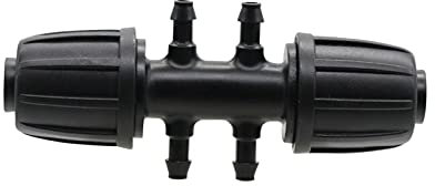 XINHUIPART Adaptador de fontanería de jardín para riego de jardín, manguera de 1 2 pulgada a conector de bloqueo de manguera de 4 7 mm, adaptador de conexión de boquilla dispensador de manguera de 3