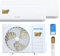 Danyon Multisplit Klimaanlage 2 Innengeräte - 18000 BTU - 5,2 kW, sehr leise & energiesparend, Smart Home, Inverter Klimagerät mit Heizfunktion, WiFi und App, Splitgerät vorgefüllt mit R32 Kältemittel