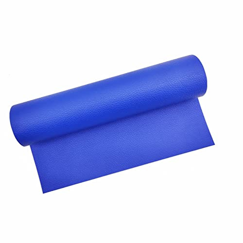 Surriba Selbstklebende Leder, Kunstleder Flicken Selbstklebend Reparaturset für Motorrad Sofa Stühle DIY-Basteleien Stifteetui Handtasche 20 * 120 Art Leuchtendes Blau