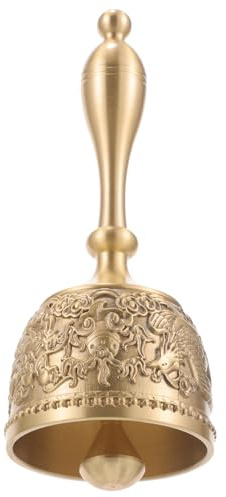 TOPBATHY Campanilla De Mano De Sonido Fuerte para Decoración del Hogar y Uso Escolar