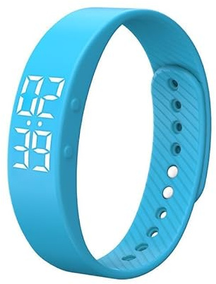 findtime Fitnessuhr Schrittzähler Uhr Herren und Damen Digitale Armbanduhr Digitaluhr Sportuhren mit Messung des Schrittes, Kalorienverbrauchs und der Distanz