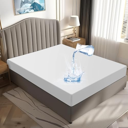 DUNSOO Coprimaterasso 90x200cm Matrimoniale Impermeabile Per Incontinenza E Traspirante, Igienico Antiacaro Lavabile