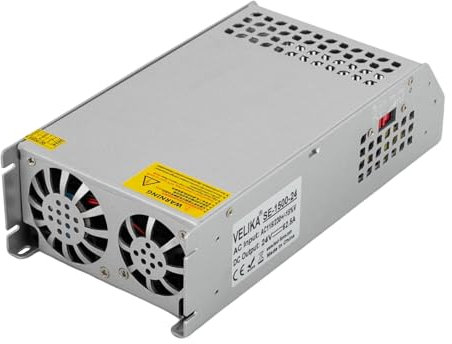 Fuente de alimentación conmutada, transformador, 1500 W, 24 V CA a CC, fuente de alimentación conmutada, fuente de alimentación para dispositivos diferentes, adecuado para fuentes de alimentación LED,