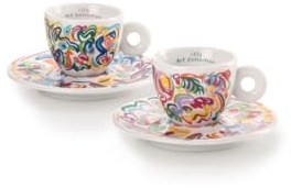 illy Art Collection Sol Calero | 25368 Ein Set mit 2 Espresso-Tassen, nummeriert und vom Künstler signiert