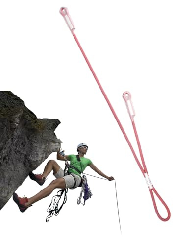 Qyljeiwred Corda da arrampicata, Rescue Prusik Rappelling Cord, Resistente all'attrito Attrezzatura di salvataggio per protezione industriale, Salita alpinismo, Lavoro ad alta quota