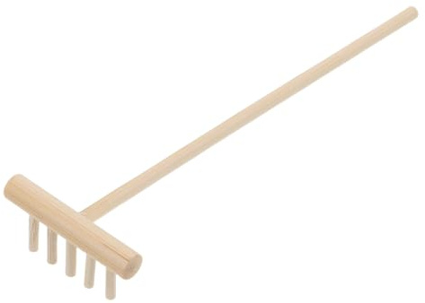BESPORTBLE Mini Râteau de Jardin Zen Outil de Relaxation Râteau à Sable pour Jardin Miniature Outil de Décoration pour Maison et Bureau