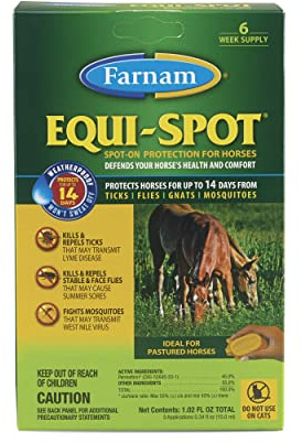 Farnam EQUI-SPOT Spot-on Protection for Horses 6 Week Supply 0.34 Fl Oz