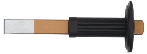 Famex 8232 Karosseriemeißel Schlitzmeißel mit Handschutz, 240 x 26 mm, Chrom-Vanadium-Stahl