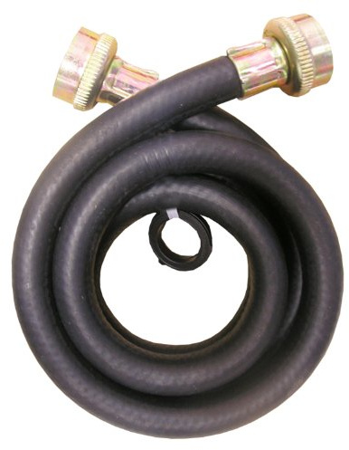 LASCO 16-1710 Rubber Washing Machine Hose with 3/4-Inch Female and Straight Ends, 8-Foot