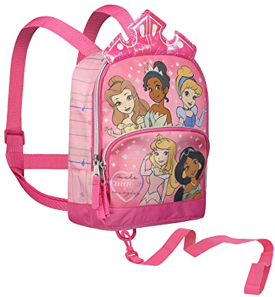 Disney Harness Backpack with Removable Tether – Travel Toddler Safety Backpack – Anti-Lost Kids’ Mini Backpack – Kids Baby Harness Backpack for Boys Girls