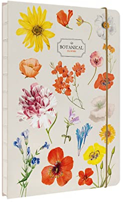 Kokonote Bullet Journal Dotted A5 Botanical Flower Notizblock A5 Notizbuch A5 Dotted Tagebuch mit Buchbindung - FSC zertifiziert