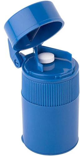 AQUASHIELDING Pillenschneider und -teiler, schneidet Pillen, Vitamine, Tabletten, Edelstahlklinge für unterwegs, tragbarer Pillenschneider und Zerkleinerer, Pillenetui (2 pcs)