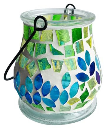 CBPNEISEK Mosaik-Set for Erwachsene, kleine DIY-Mosaikfliesen, Laternen-Set, Mosaik-Bastelset, lustige Kunstherstellung, Lampe, Heimdekoration, Geschenke /1405