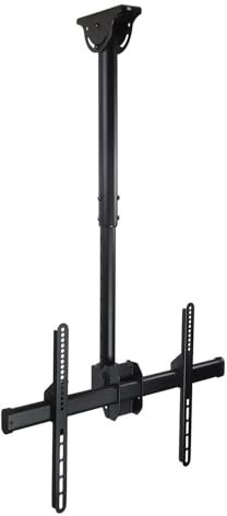 Retractable Rotating Ceiling Mounted TV Bracket - Ceiling TV Mount, For Flat/Curved Displays Fits Most 37-80 Inch LCD LED TVs, TV Pole Mount For Flat/Sloped Ceiling, Max VESA 600x400mm(1278-1778MM)