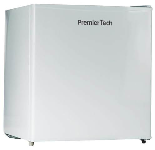 PremierTech Mini Frigo, 36 Litri, Frigorifero Hotel, Ufficio, Casa, Classe Energetica E, Libera Installazione, Compatto, Termostato Regolabile, Porta Reversibile, Bianco, PT-F36