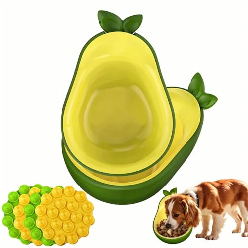 Gamelle Chat Gamelle Eau pour Chats Chien Lapin Chiots Chaton, Bols pour Chat inclinables à 15 ° avec Base en Caoutchouc antidérapant (2 Pièce)