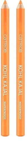 Catrice Kohl Kajal Crayon khôl imperméable N° 110 Orange définissant, brillant, scintillant, végétalien, imperméable, sans particules de microplastique, sans nanoparticules, 1 pièce (0,78 g)