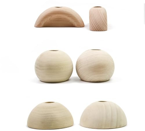 Rock Climbing Holds Wood Climbing Point Climbing Training Climbing Holds Rock Wall Climbing Holds And Gyms Variety Screw-On Climbing Holds(A set of)