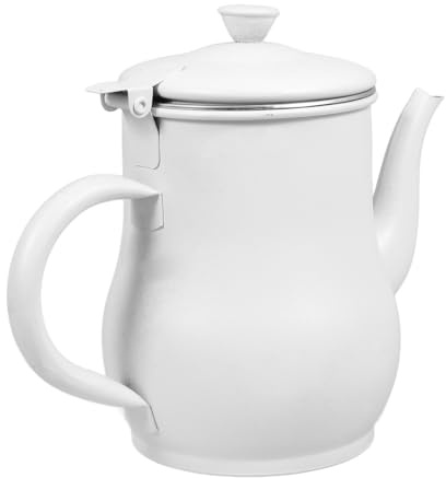 Ipetboom Aceitera con Colador de Malla Inoxidable Dispensador de Aceite de Cocina para Aceite Usado y Freír Recipiente Goteo para Cocina y Restaurante Capacidad
