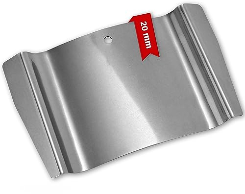 Multipick Türfallengleiter - [1 Stück x 20 mm] Türfallen Öffnungswerkzeug - Profi Edelstahl Fallengleiter - Schlüsseldienst Türfallenöffner - Schloss Türöffnung Karten - Made in Germany