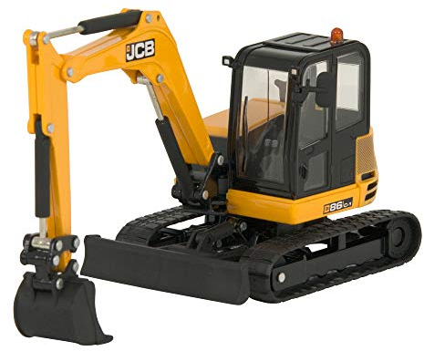 Britains Tomy 43013 Midi Kettenbagger 86C-1, Schiebe Spielzeug aus hochwertigem Material im Maßstab 1:32, interaktives Push Toys Spielzeug ab 3 Jahren, für Fans von originalgetreuen Nachbildungen