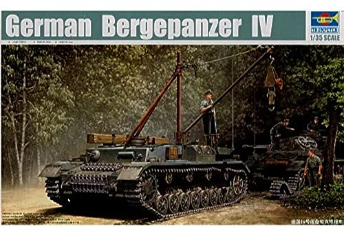 Trumpeter 00389 Modellbausatz German Bergepanzer IV Recovery Vehicle, Weiss/Opulenter Garten