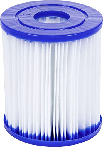 Bestway Flowclear Poolfilter 2er Pack Filterkartuschen Filterpatrone Gr.I 8x9cm