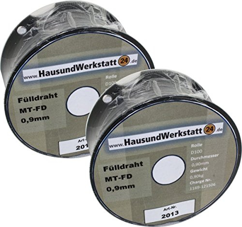 Fülldraht 2 Rollen x 0,9mm 1 Kg zusammen 2kg Für Güde Rowi u.a. von deutschem Markenhersteller